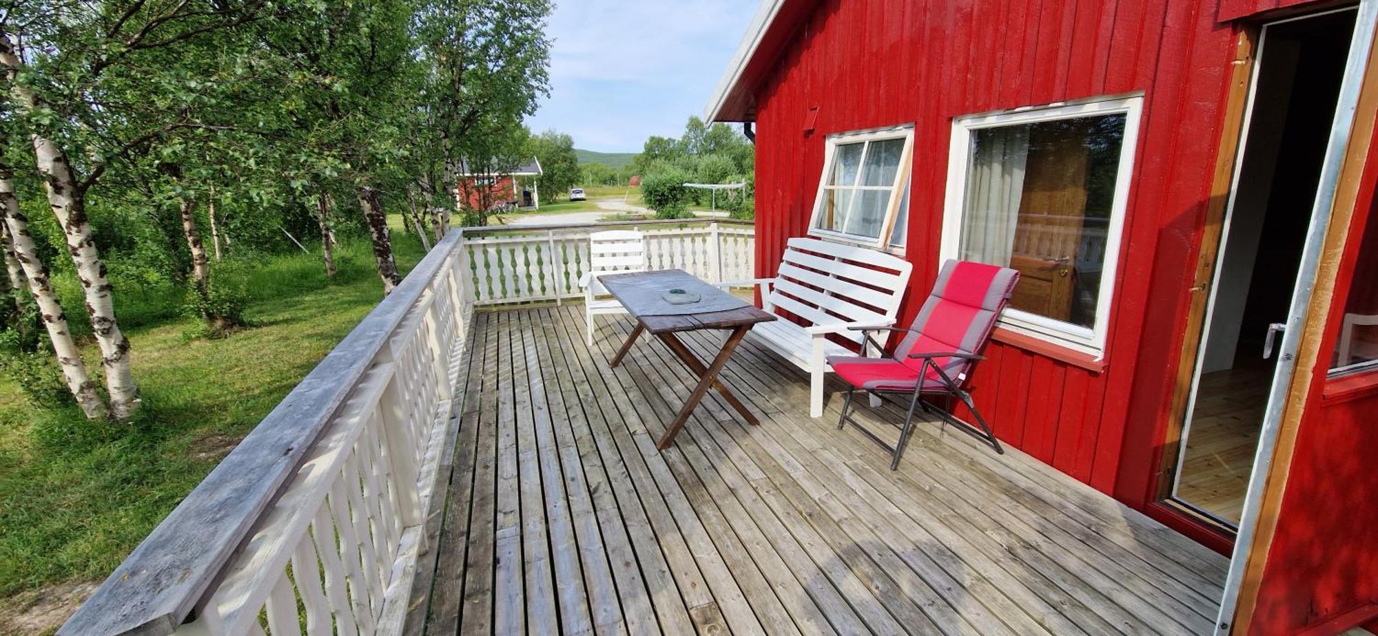 Bungalaven Lodge As Borselv Bagian luar foto