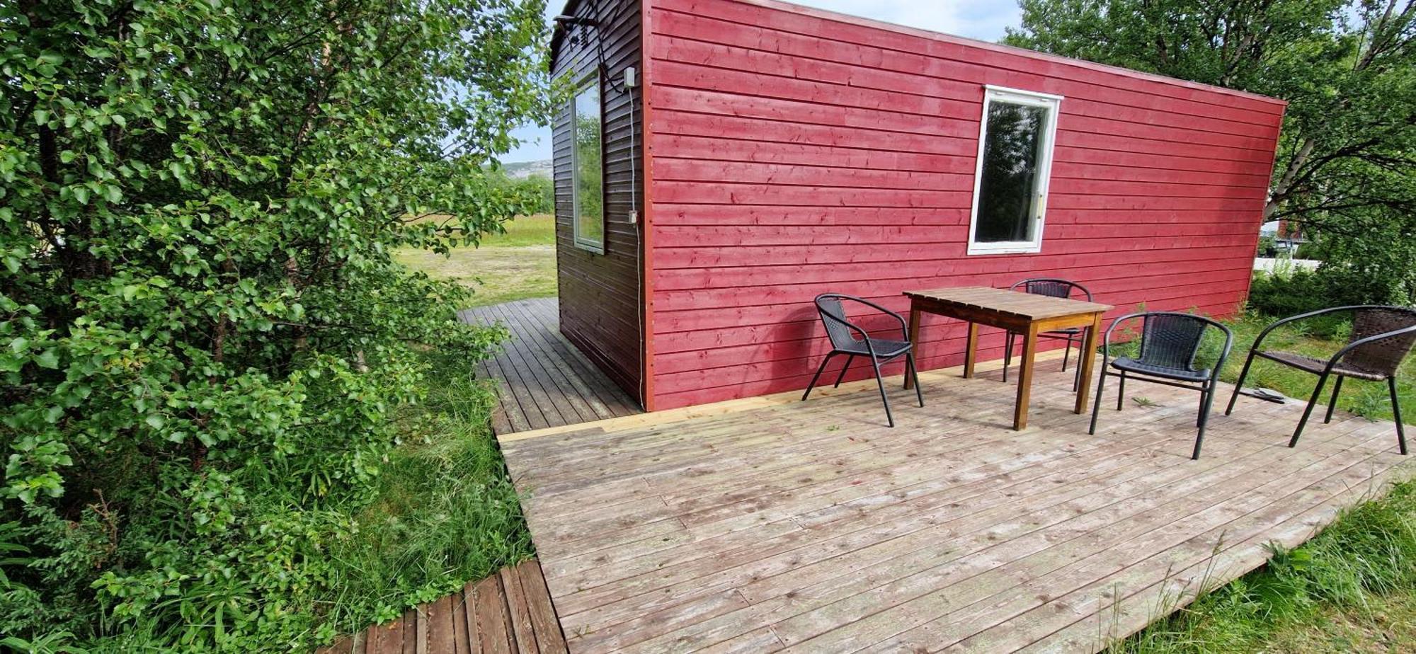 Bungalaven Lodge As Borselv Bagian luar foto